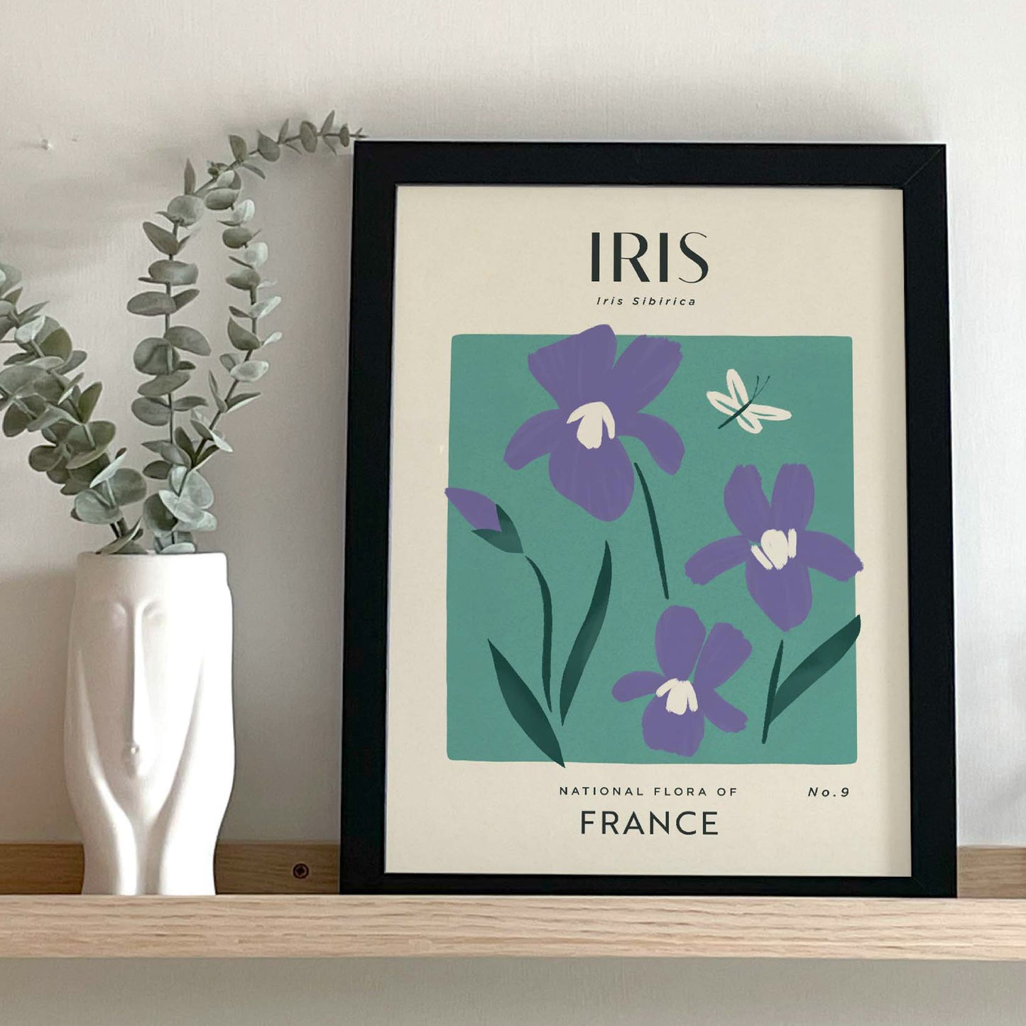 Iris of France Art Print