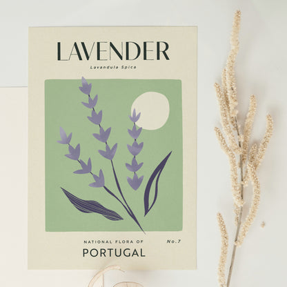 Lavender of Portugal Art Print
