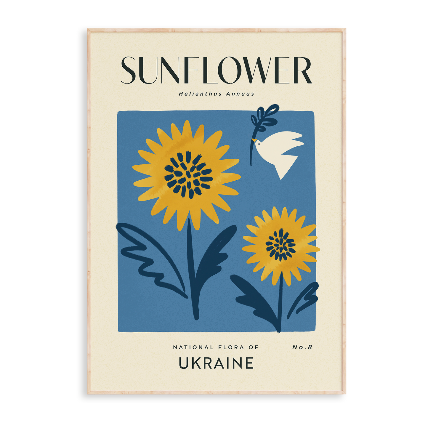 Sunflower of Ukraine Art Print