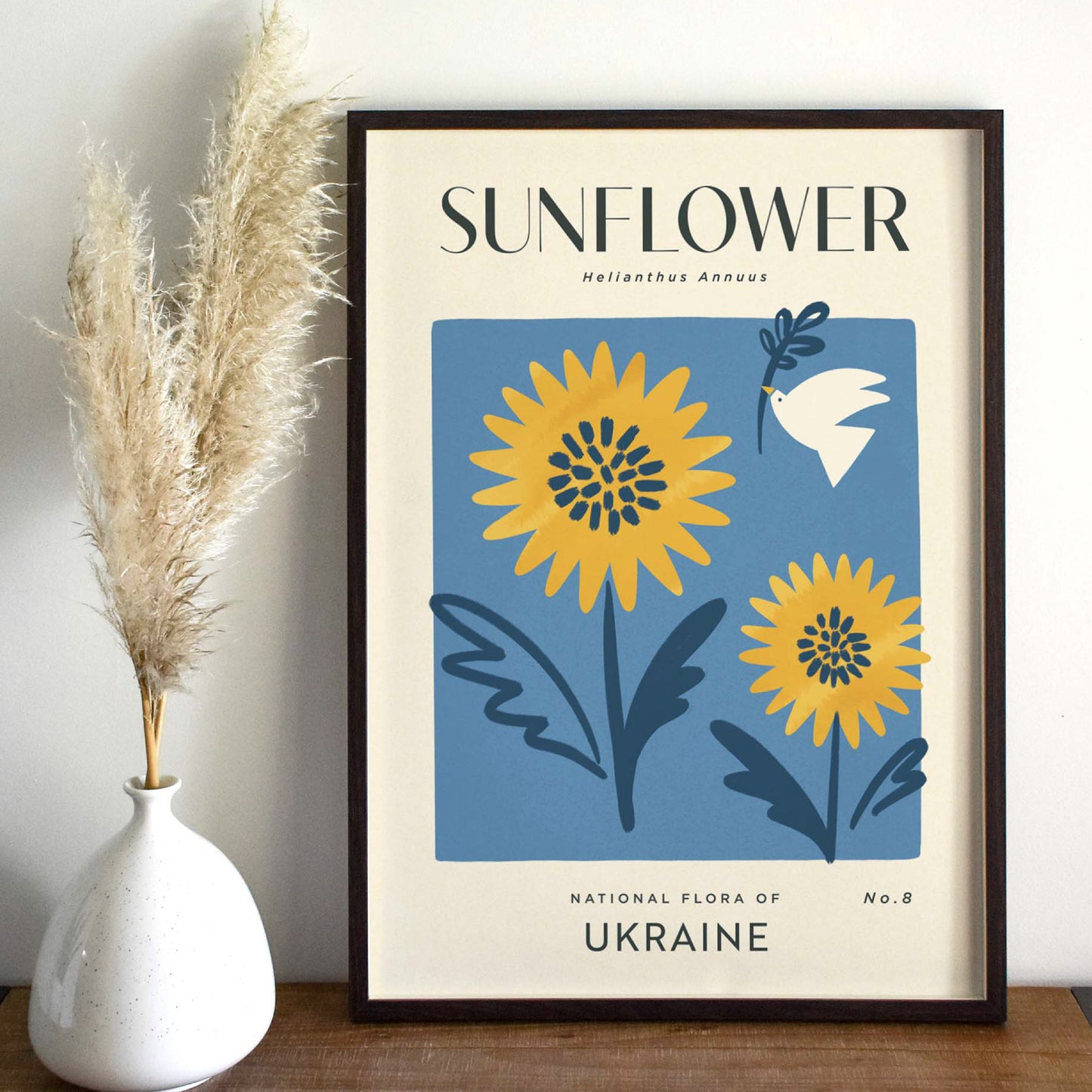 Sunflower of Ukraine Art Print