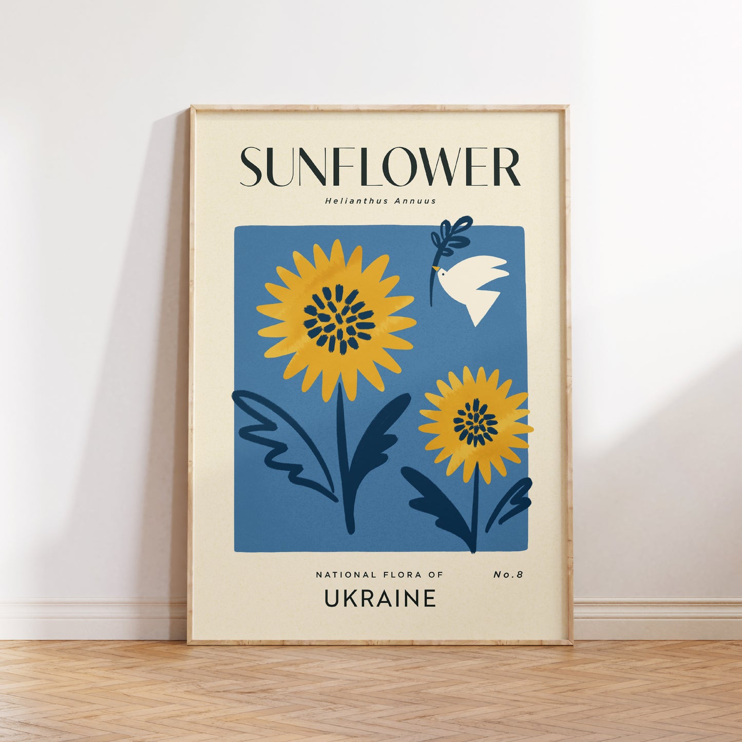 Sunflower of Ukraine Art Print