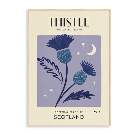 Thistle of Scotland Art Print