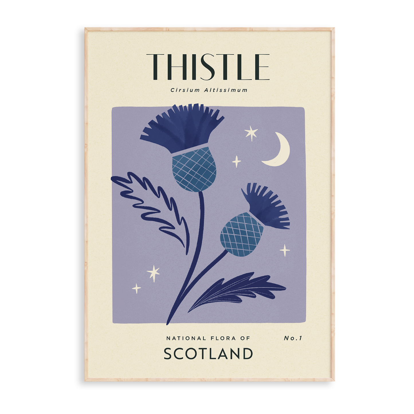 Thistle of Scotland Art Print