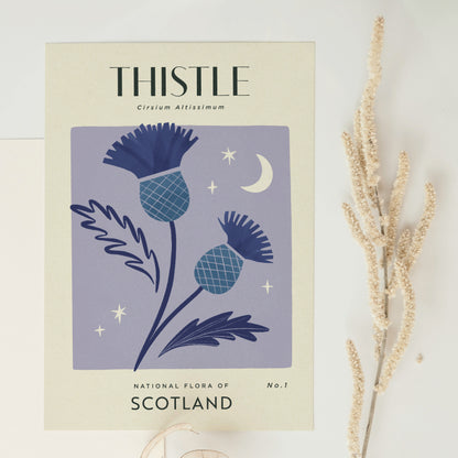 Thistle of Scotland Art Print