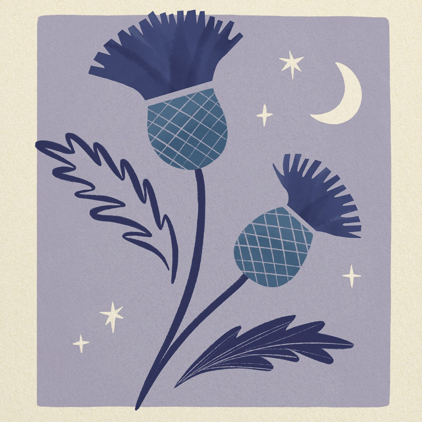 Thistle of Scotland Art Print