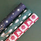 Snowy Pine Trees Christmas Eco Gift Wrap