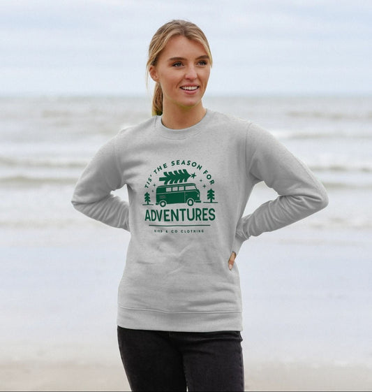 Season for Adventures - Womens Recycled Festive Sweater